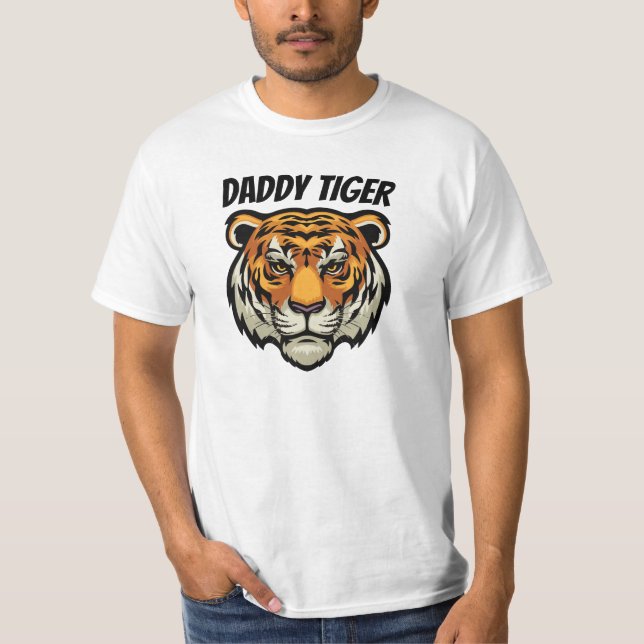 Camiseta Pai Tigre Personalizado (Frente)
