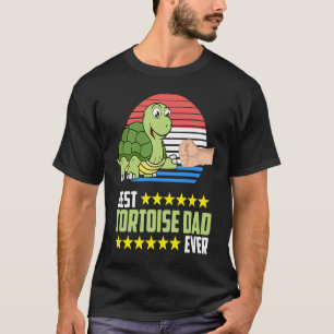 Camiseta Pai Tortoise Répteis Pet Réptil Proprietário Gráfi