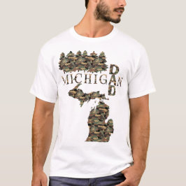 Camiseta Pai Treebark Michigan | Presente de Dia de os pais