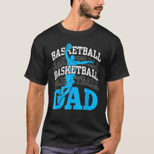 Camiseta Pai Treinador de Basquetebol Equipa Partida Jogado