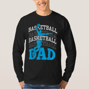 Camiseta Pai Treinador de Basquetebol Equipe Partida Jogado