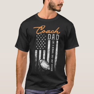 Camiseta Pai Treinador De Futebol Como Um Pai Normal Só Que