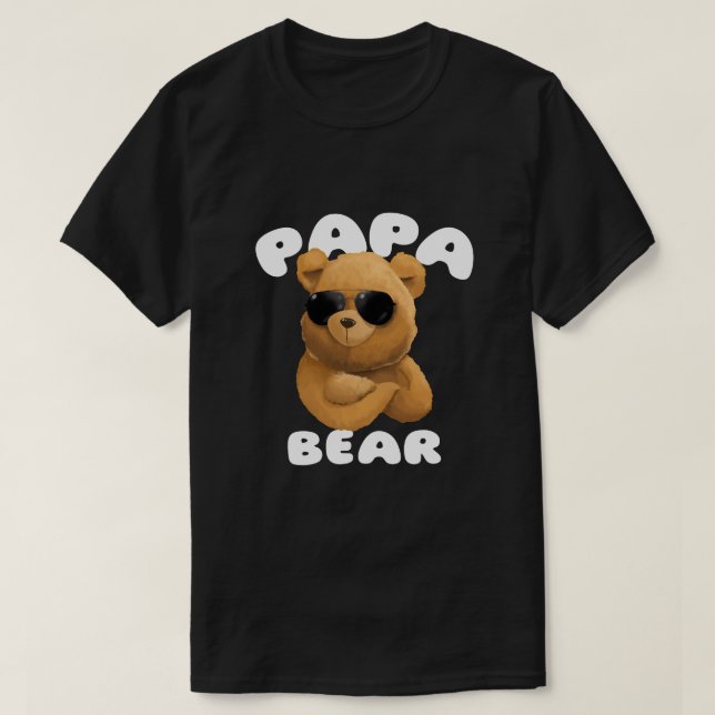 CAMISETA PAI URSO (Frente do Design)