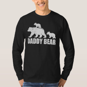 Camiseta Pai Urso 2 Cubos Pai Dois Pais Gêmeos  2