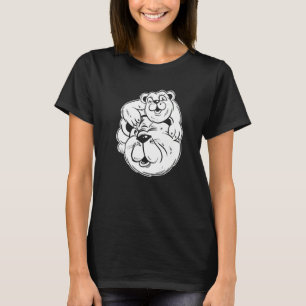 Camiseta Pai Urso de Menores Melhor Pai Dia de os pais