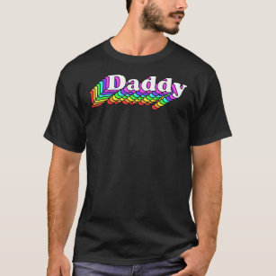 Camiseta Pai, Urso do Pai Gay, Arco-Íris LGBT Retro, LGBTQ