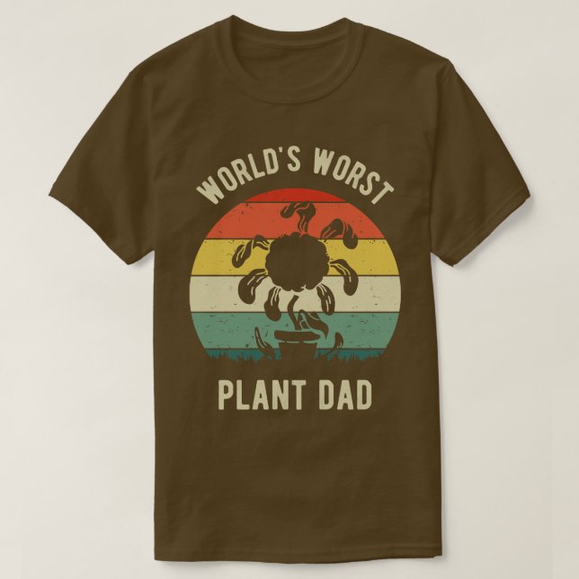 Camiseta Pai V da Pior Planta do Mundo (Frente do Design)