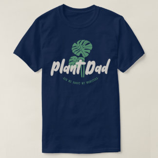 Camiseta Pai vegetal - Pergunte-me sobre minha monsterra