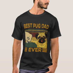 Camiseta Pai Vintage Best Pug