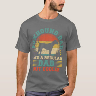 Camiseta Pai Vintage Foxhound Como Um Foxhound De Pai Regul