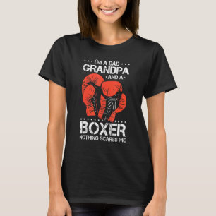 Camiseta Pai Vovô Boxando Pai Luvas Boxando - B