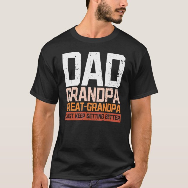 Camiseta Pai Vovô Excelente Vovô Marido Vovô Vovô Avô (Frente)
