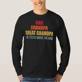 Camiseta Pai Vovô Excelente Vovô Vovô