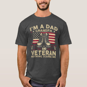 Camiseta Pai Vovô Veterano American T-Shirt