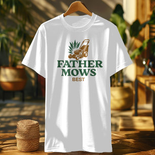 Camiseta Pai vs grama - Camisa-mestra engraçada de grama