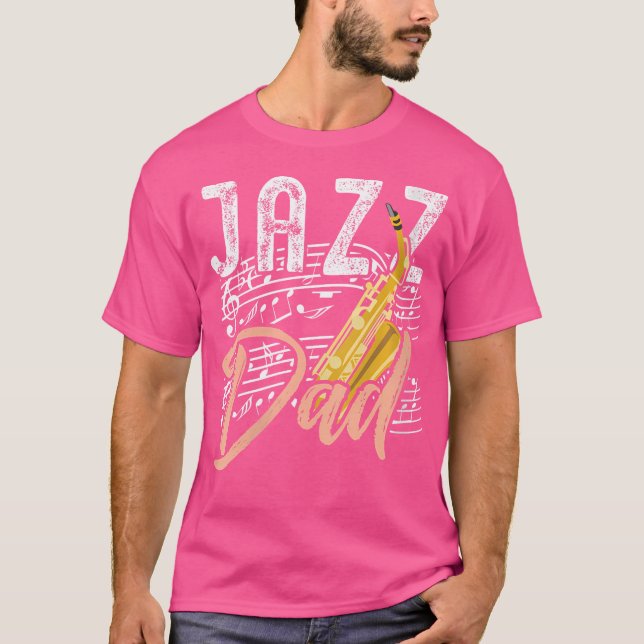 Camiseta Pai Womens Jazz - Saxofone (Frente)