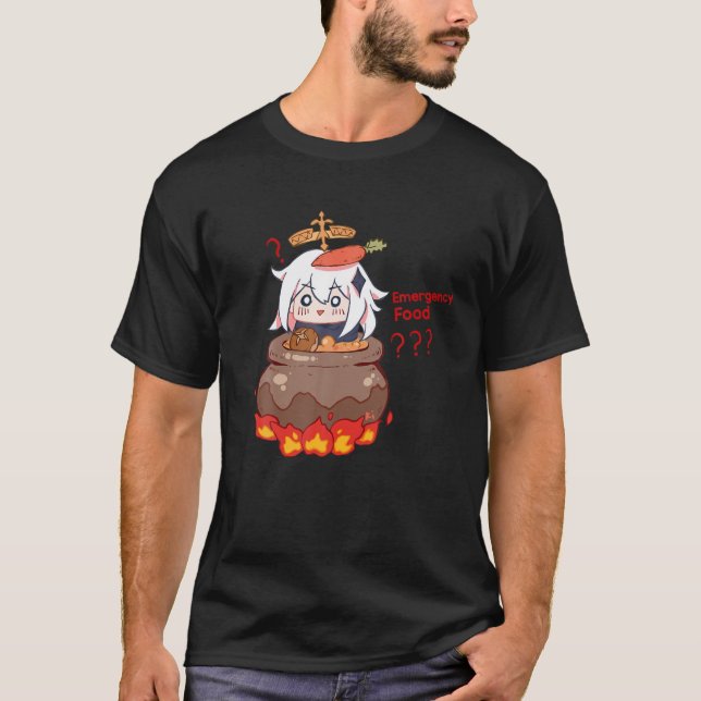 Camiseta Paimon-Genshin-Impact-Emergency-Impact (Frente)