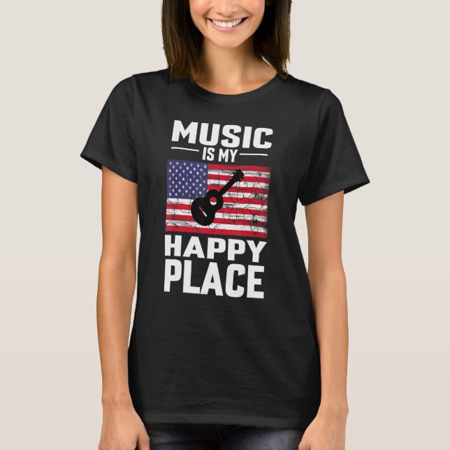 Camiseta Pain of the Composer's Creation Music Is My Happy  (Frente)