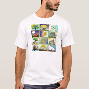 Camiseta Painéis de Arte Judaica 12 Tribos de Israel