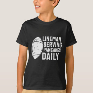 CAMISETA PAINÉIS DE SERVIÇO LINEMAN FUTEBOL DIARIAMENTE E