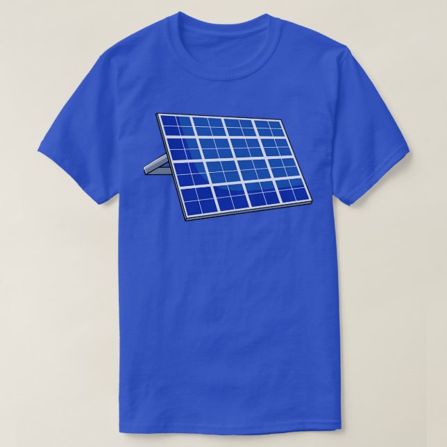 Camiseta Painéis solares de energia renovável de painel sol (Frente do Design)