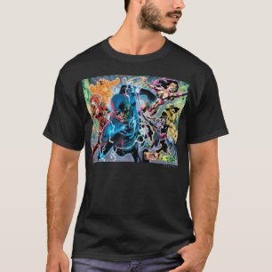 Camiseta Painel cómico da noite a mais preta - cor