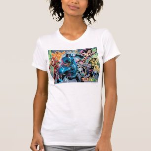Camiseta Painel cómico da noite a mais preta - cor