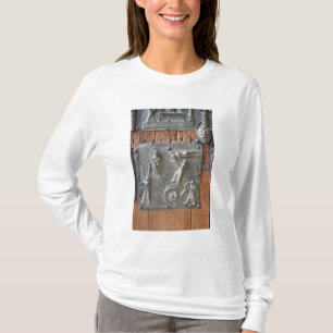 Camiseta Painel da porta da mão esquerda, século XII (bronz