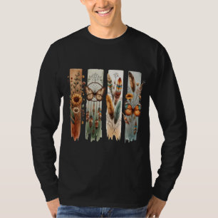 Camiseta Painel de Arte da Natureza da Boêmia