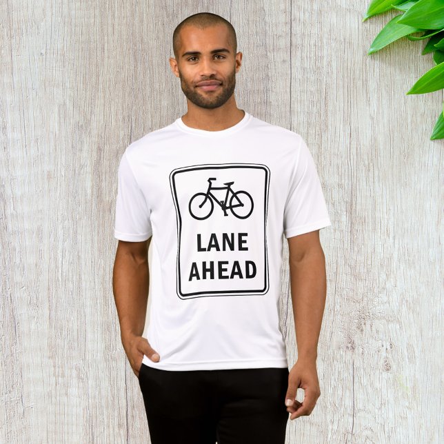 Camiseta Painel de Bicicleta à Frente Sinal de Ciclismo Seg (Criador carregado)