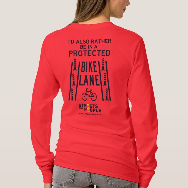 Camiseta Painel de Bike Protegido (Verso)