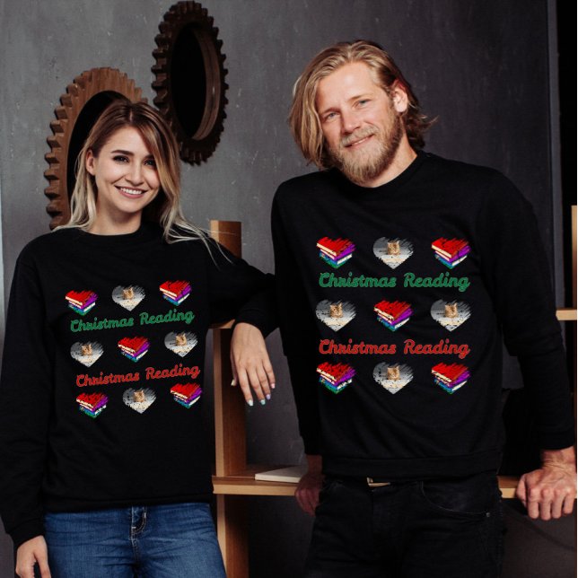 Camiseta Painel de BrushAVE de Leitura de Natal (Criador carregado)