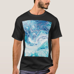 Camiseta Painel de Cores: Fundo do Abstrato acrílico