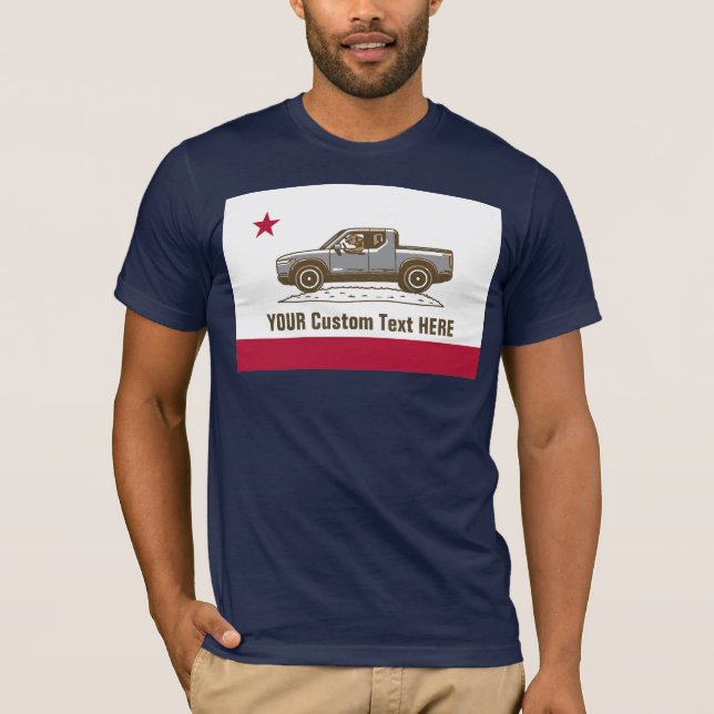 Camiseta Painel de Sinalizador de Cali na CINZA Caminhão (a (Frente)