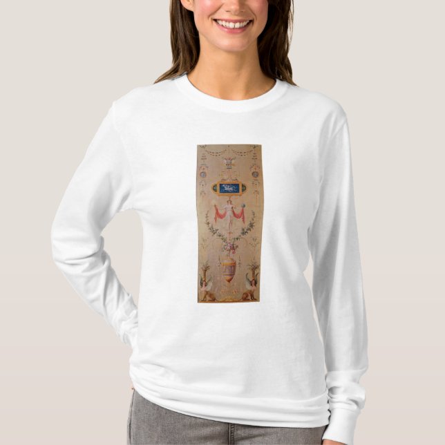 Camiseta Painel do boudoir de Marie-Antoinette (Frente)