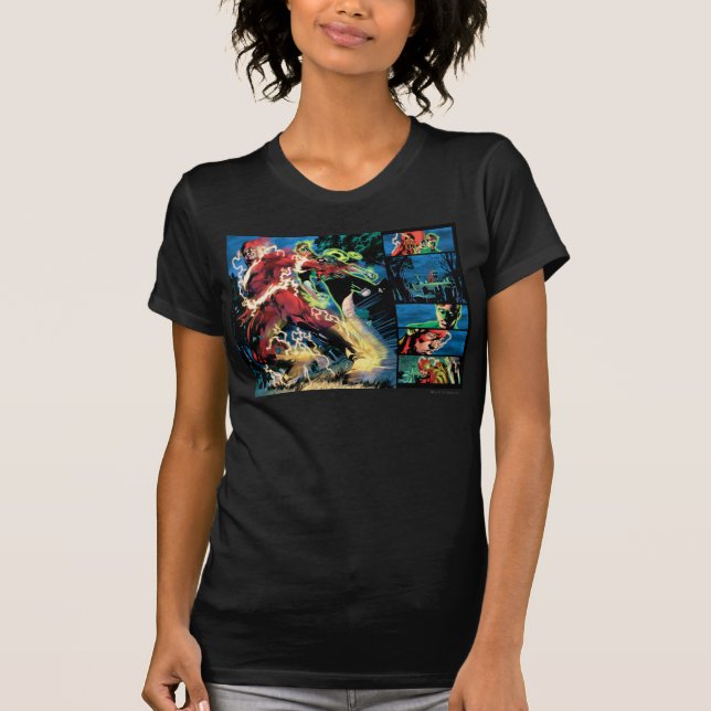 Camiseta Painel Lanterna Flash e Verde (Frente)