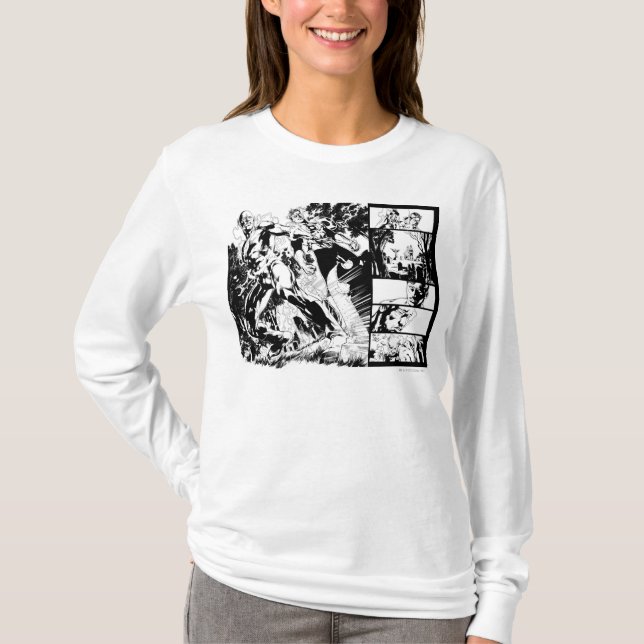 Camiseta Painel Lanterna Flash e Verde 2 (Frente)