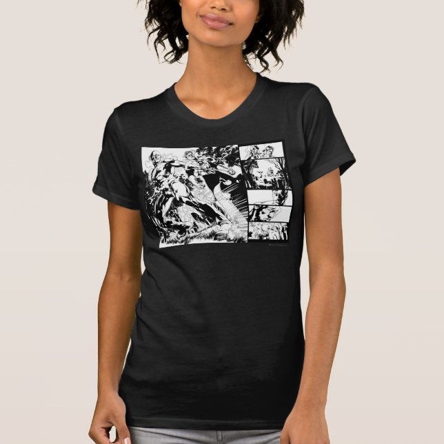 Camiseta Painel Lanterna Flash e Verde 2 (Frente)