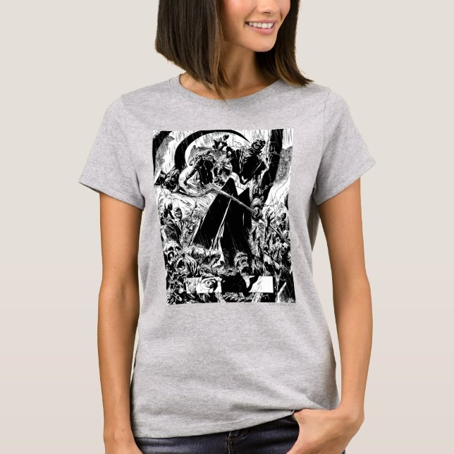 Camiseta Painel Lanterna Preta - Preto e Branco (Frente)