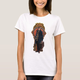 Camiseta Painel NEWT SCAMANDER™ Art Nouveau em pé