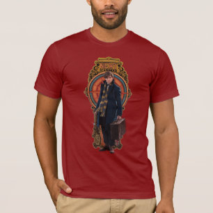 Camiseta Painel NEWT SCAMANDER™ Art Nouveau em pé