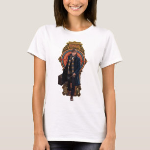 Camiseta Painel NEWT SCAMANDER™ Walking Art Nouveau