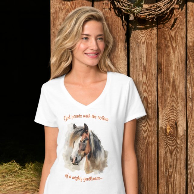 Camiseta Paint Horse Inspirational (Criador carregado)