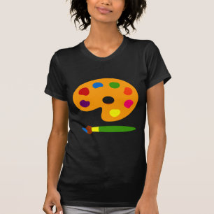 Camiseta Paint Palette Art