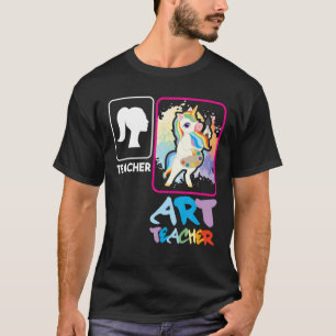 Camiseta Paint Palette Unicorn Brusch Artist Painter - Art
