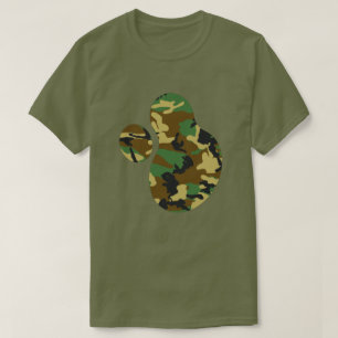 Camiseta Paint Splat v2 do Padrão Camo Woodland