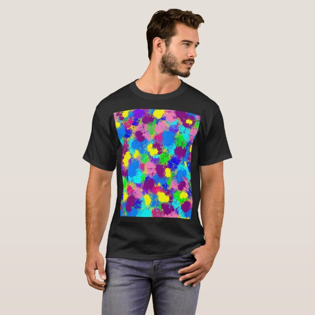 Camiseta Paint Splatter (Frente Completa)