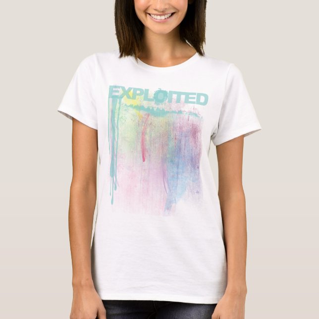 Camiseta Paint Splatter explorado (Frente)