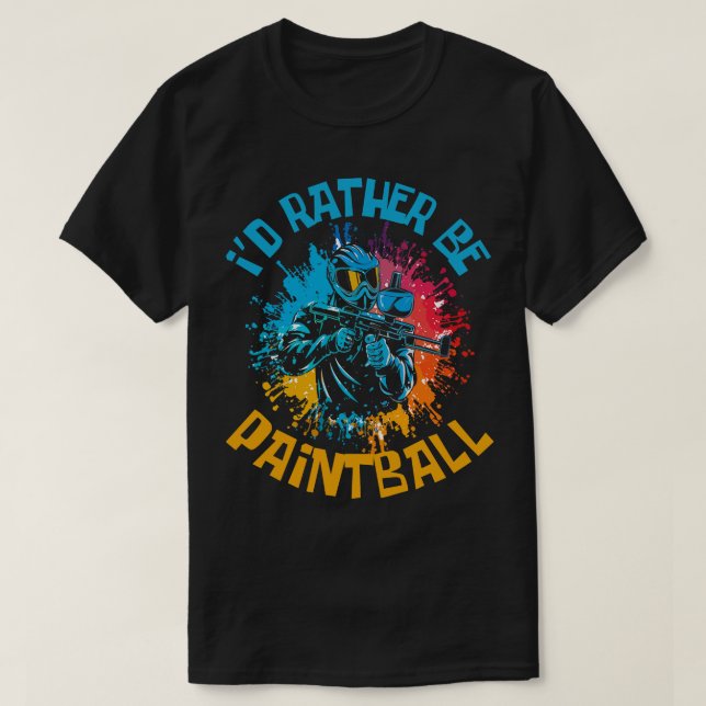 Camiseta Paintball (Frente do Design)