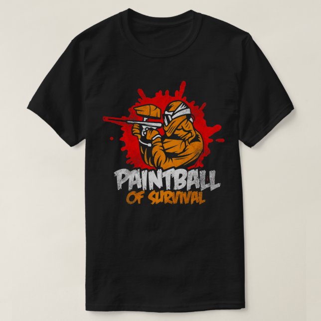 Camiseta Paintball (Frente do Design)